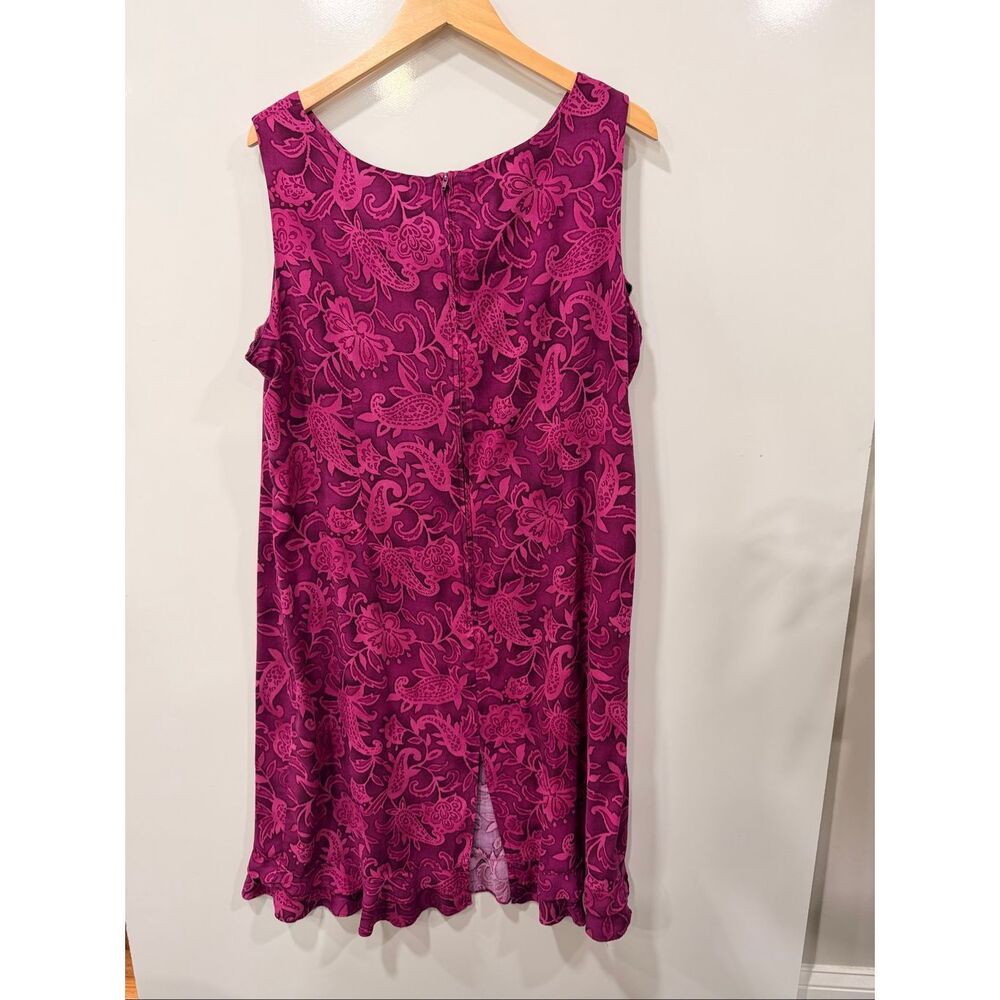 R&K Originals Vintage 20W Paisley Shift Dress - Picture 3 of 7